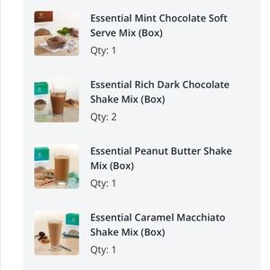 Full box of Optavia items box 1